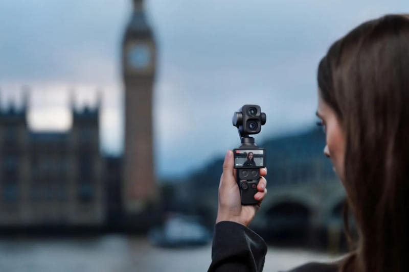Карманная «киношная» камера DJI Osmo Pocket 4P с подвесом и двумя объективами поступила в продажу
