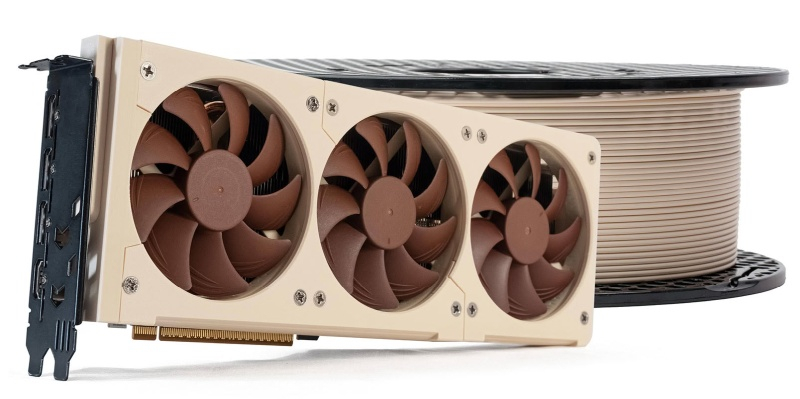 Noctua теперь можно напечатать дома: Prusa выпустила PETG-пластик в фирменных бежево-коричневых цветах