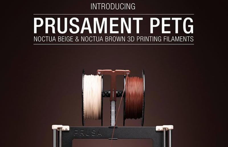Noctua теперь можно напечатать дома: Prusa выпустила PETG-пластик в фирменных бежево-коричневых цветах