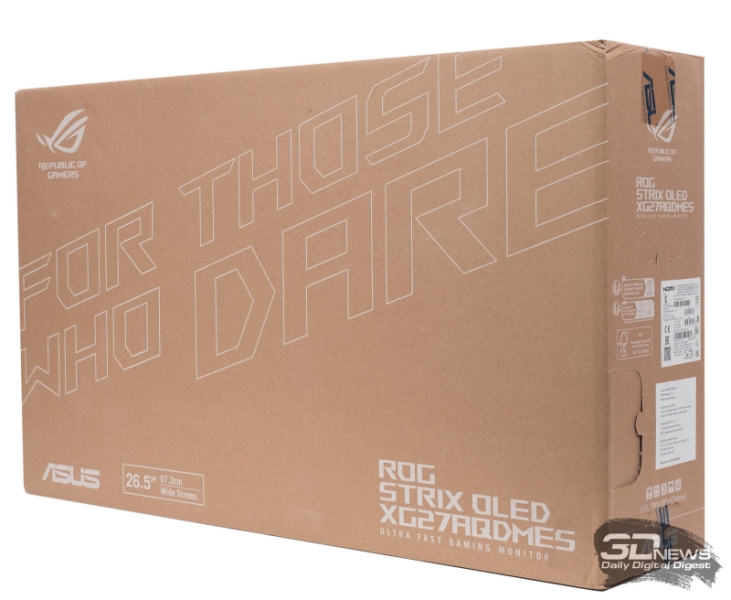 Обзор игрового QD-OLED-монитора ASUS ROG Strix OLED XG27AQDMES: самый доступный в линейке