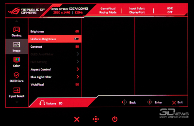 Обзор игрового QD-OLED-монитора ASUS ROG Strix OLED XG27AQDMES: самый доступный в линейке