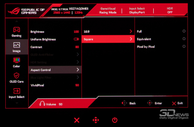 Обзор игрового QD-OLED-монитора ASUS ROG Strix OLED XG27AQDMES: самый доступный в линейке