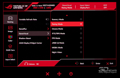 Обзор игрового QD-OLED-монитора ASUS ROG Strix OLED XG27AQDMES: самый доступный в линейке