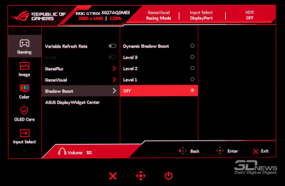 Обзор игрового QD-OLED-монитора ASUS ROG Strix OLED XG27AQDMES: самый доступный в линейке