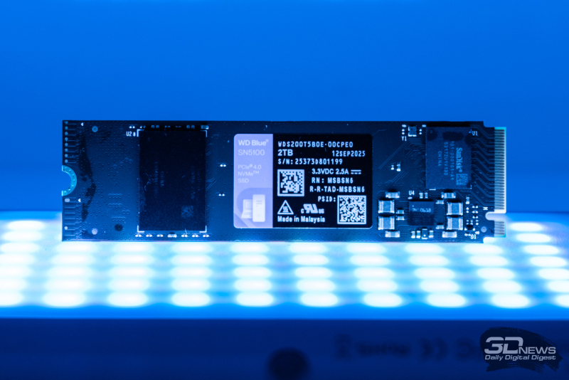 Обзор SSD-накопителя WD Blue SN5100: QLC больше не пугает