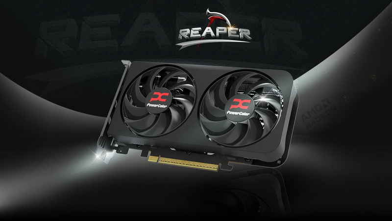 PowerColor представила видеокарту Radeon RX 9050 Reaper с 8 Гбайт памяти