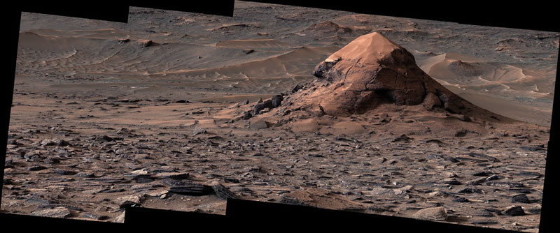 Ровер Curiosity обнаружил на Марсе огромное поле из неправильных сот — а неправильных пчёл не нашёл