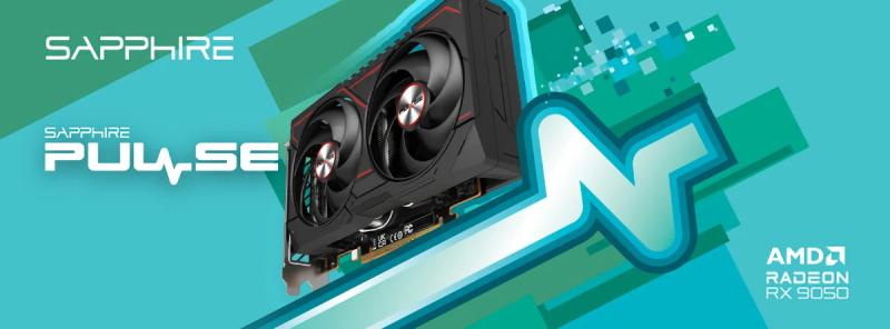 Sapphire представила Radeon RX 9050 Pulse с заводским разгоном