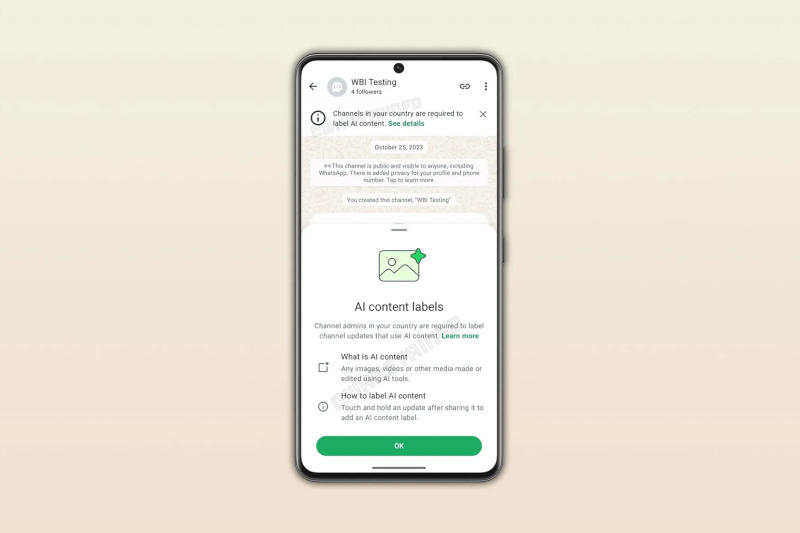 Администраторы каналов в WhatsApp скоро смогут маркировать ИИ-контент