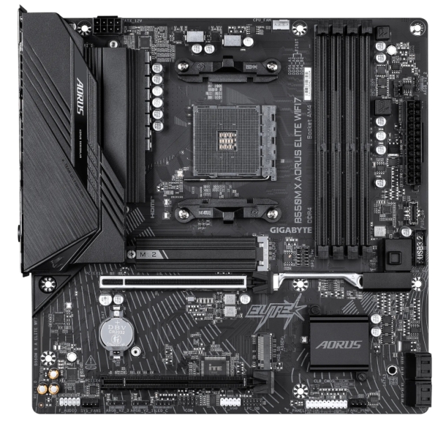 AM4 снова в моде: Gigabyte представила плату B550 Aorus Elite WIFI7 для процессоров Ryzen 5000