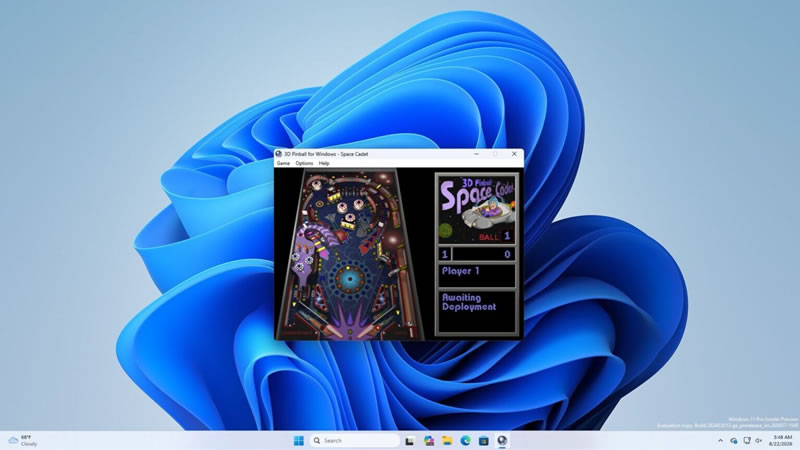 Microsoft объяснила, почему легендарная игра 3D Pinball исчезла из Windows