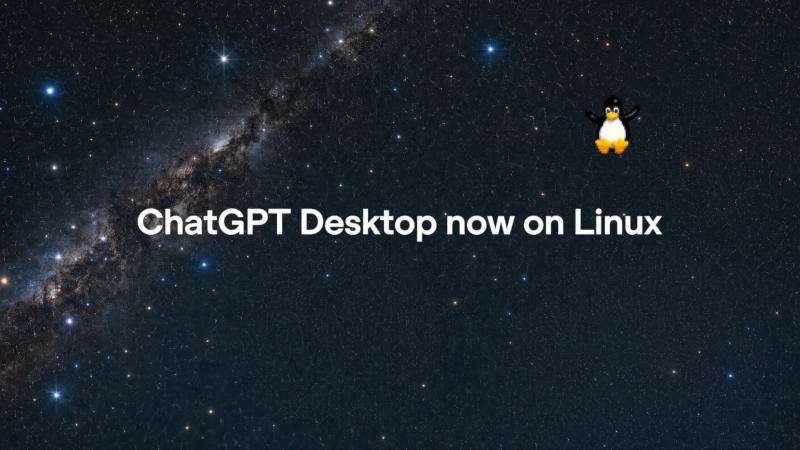 OpenAI выпустила десктопное приложение ChatGPT для Linux