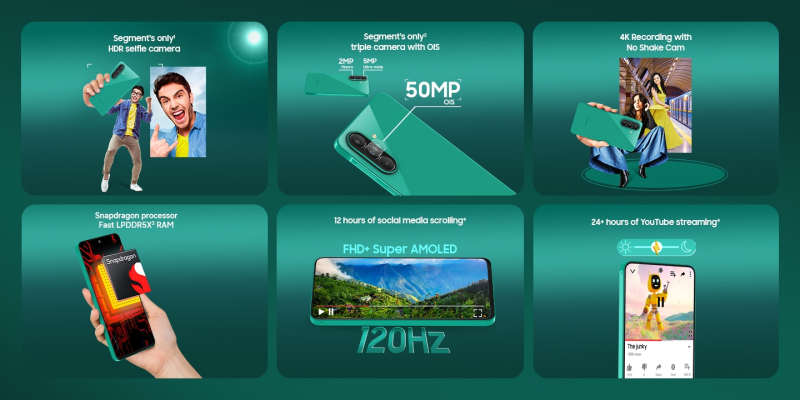 Samsung представила смартфон Galaxy F70 Pro с батареей на 6000 мА·ч и шестью годами обновлений Android