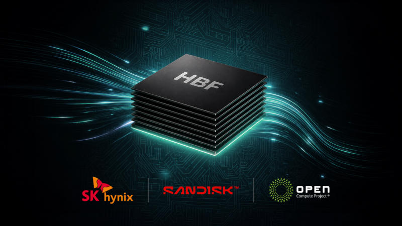 Sandisk и SK hynix разработали стандарт сверхскоростной флеш-памяти HBF