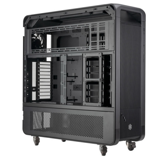 SilverStone выпустила огромный корпус ALTA T2 для рабочих станций с несколькими GPU