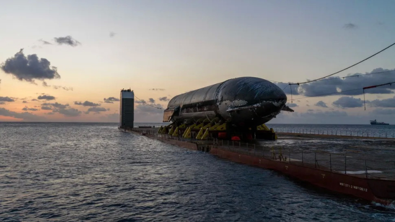 SpaceX забрала Starship из Индийского океана — корабль отправился в многомесячное путешествие домой