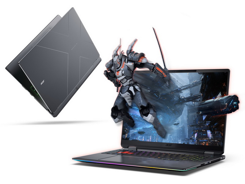 Acer представила ноутбук Aspire G 3D 16 с безочковым 3D-экраном, Ryzen AI Max+ 395 и поддержкой больших локальных LLM