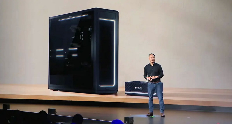 AMD представила рабочую станцию Threadripper Halo Station — 96 ядер, 2 Тбайт ОЗУ и до четырёх Instinct MI350P