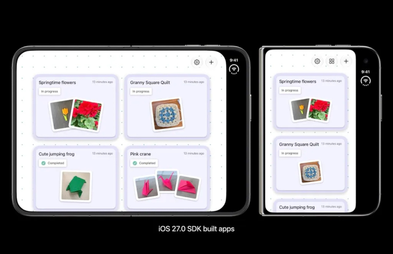 Apple посмеялась над складными Android-смартфоными за чёрные полосы у приложений — iPhone Duo наступил на те же грабли
