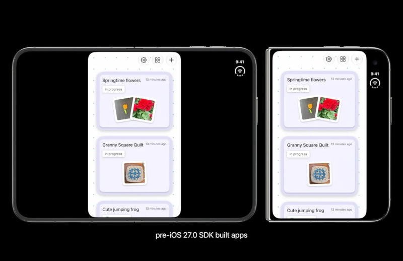 Apple посмеялась над складными Android-смартфоными за чёрные полосы у приложений — iPhone Duo наступил на те же грабли