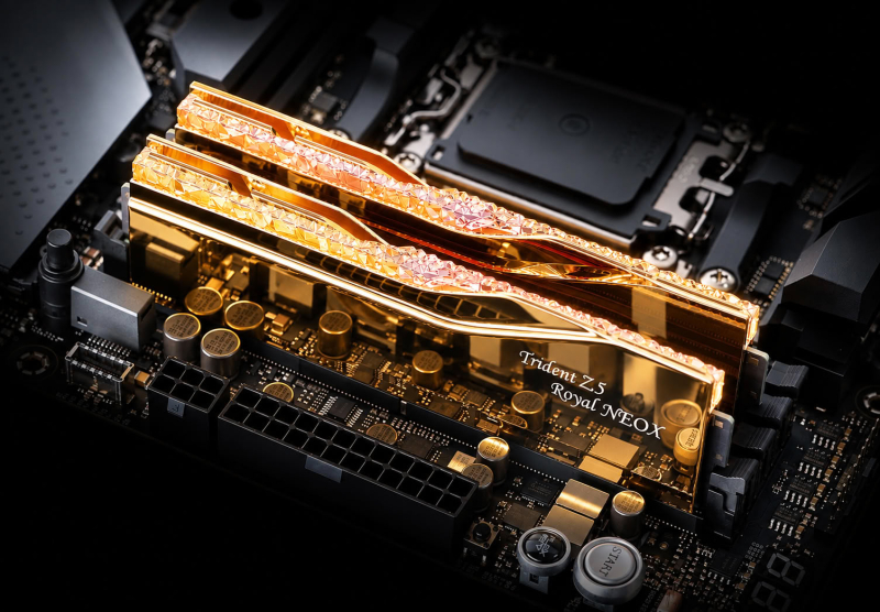G.Skill представила модули памяти Trident Z5 Royal NeoX DDR5-6000 с профилями разгона AMD EXPO ULL для Ryzen