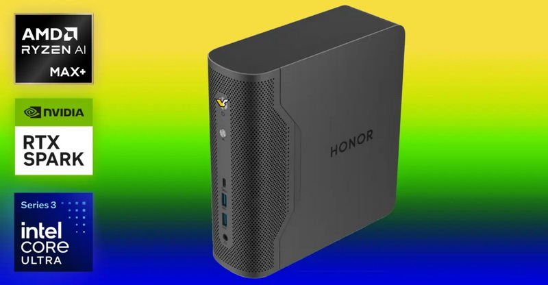 Honor выпустила 2-литровую рабочую станцию с Nvidia RTX Spark и 128 Гбайт памяти