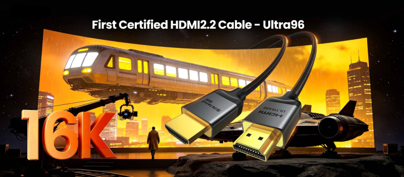 К следующему поколению видеокарт готовы: начались продажи кабелей HDMI 2.2 с пропускной способностью до 96 Гбит/с