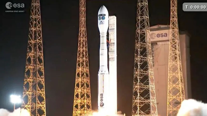 Малая европейская ракета Vega-C впервые развела два спутника по сильно отличающимся орбитам