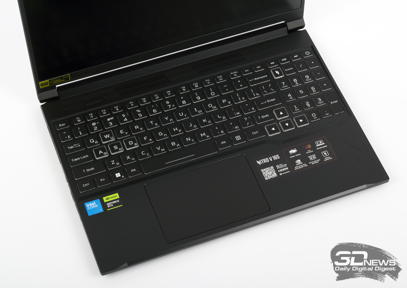 Обзор игрового ноутбука Acer Nitro V 16S: флагманские амбиции