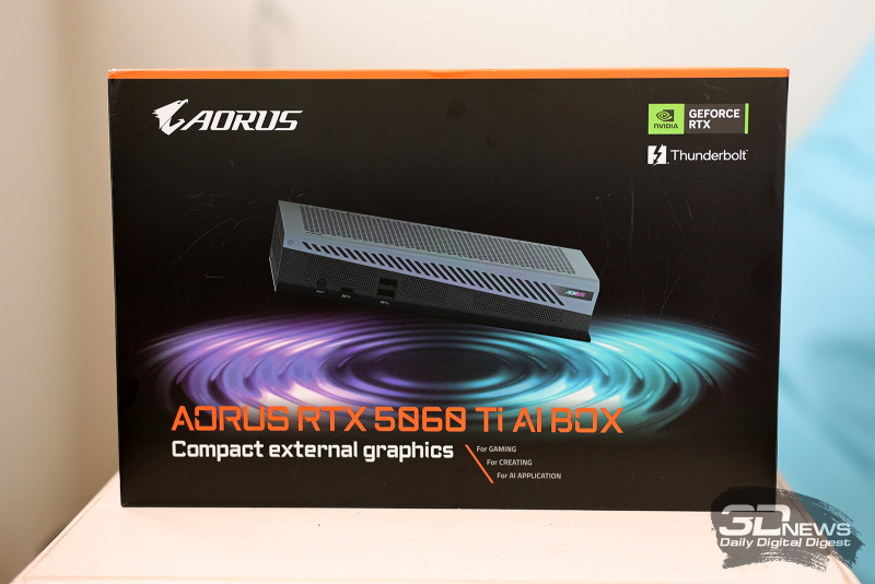 Один GPU хорошо, а два лучше: обзор внешней видеокарты AORUS RTX 5060 Ti AI BOX