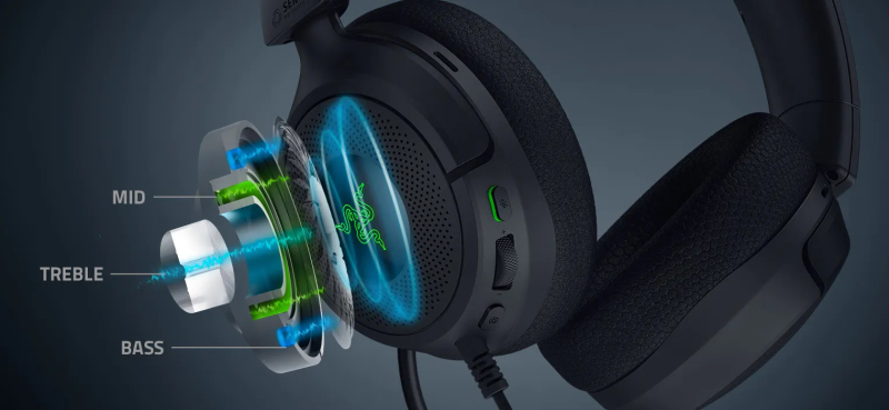 Razer представила игровую гарнитуру Kraken V4 X Sensa HD Haptics Edition с тактильной обратной связью