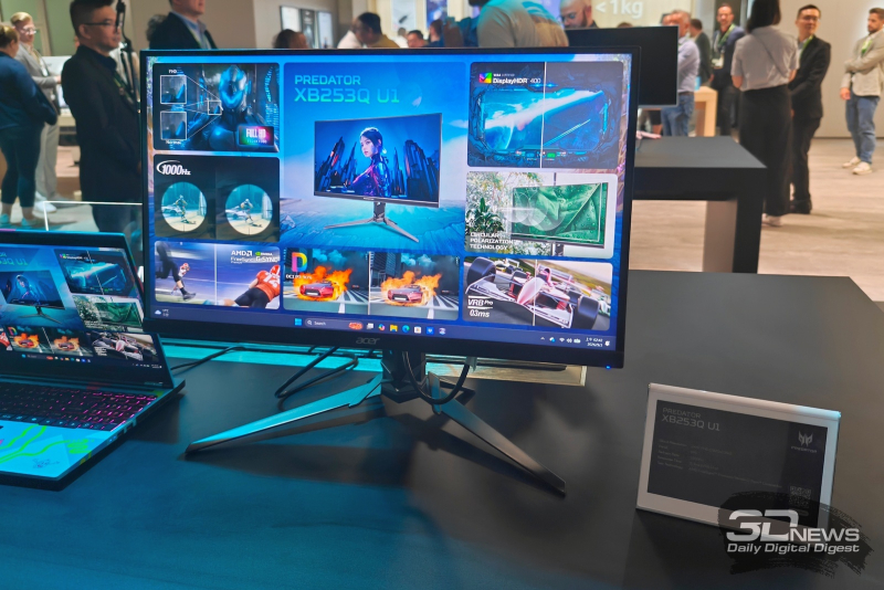 Репортаж со стенда Acer на IFA 2026: гибрид консоли и ноутбука DualPlay Mini, сверхлёгкий Swift, мини-ПК на Nvidia и другие новинки