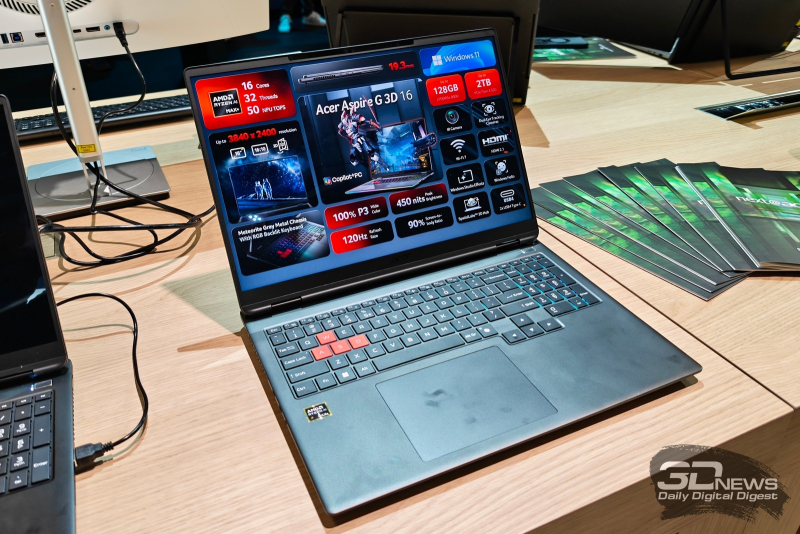 Репортаж со стенда Acer на IFA 2026: гибрид консоли и ноутбука DualPlay Mini, сверхлёгкий Swift, мини-ПК на Nvidia и другие новинки