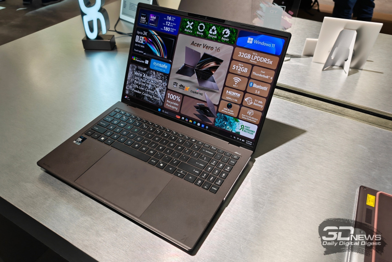 Репортаж со стенда Acer на IFA 2026: гибрид консоли и ноутбука DualPlay Mini, сверхлёгкий Swift, мини-ПК на Nvidia и другие новинки