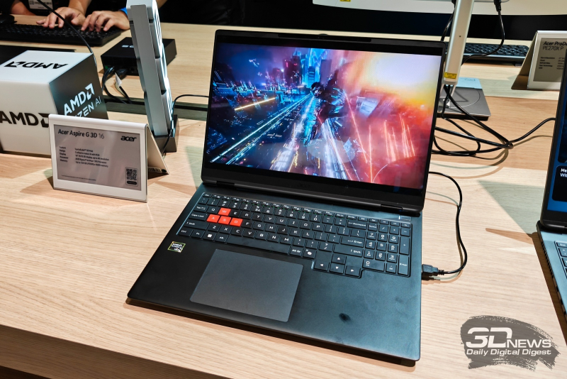 Репортаж со стенда Acer на IFA 2026: гибрид консоли и ноутбука DualPlay Mini, сверхлёгкий Swift, мини-ПК на Nvidia и другие новинки