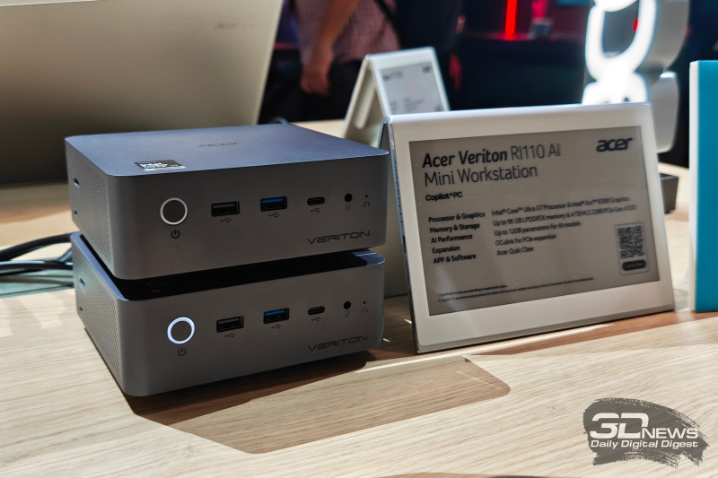 Репортаж со стенда Acer на IFA 2026: гибрид консоли и ноутбука DualPlay Mini, сверхлёгкий Swift, мини-ПК на Nvidia и другие новинки