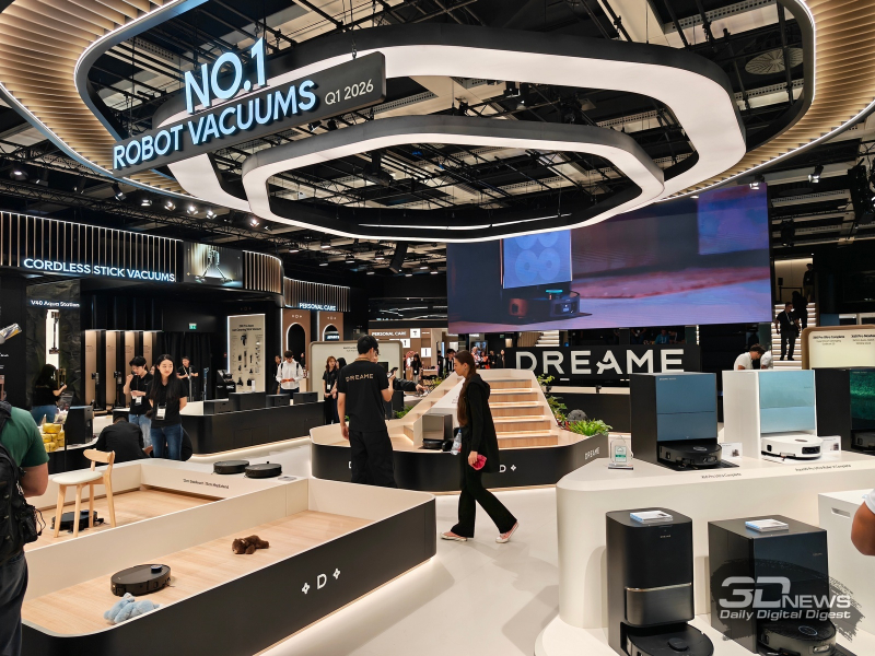 Репортаж со стенда Dreame на IFA 2026: паровой робот-пылесос, экшн-камера, полноприводный робот-газонокосильщик и многое другое