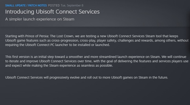 Ubisoft наконец перестанет принуждать пользователей Steam устанавливать лаунчер Ubisoft Connect
