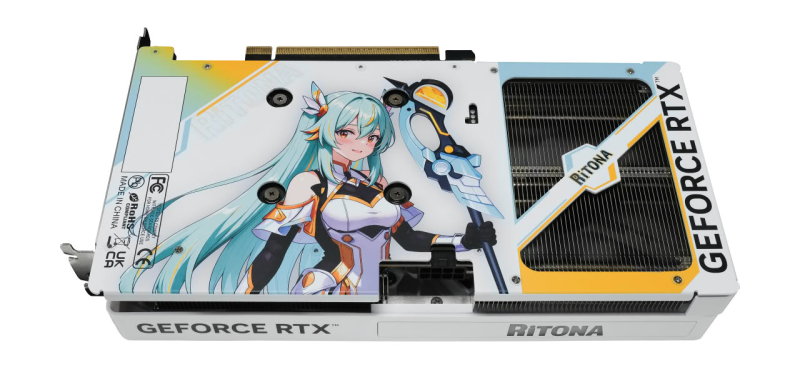 Видеокарта с аниме-амбассадором: Palit представила GeForce RTX 5060 Ti RiTONA OC